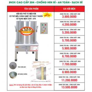 Nồi Nấu Phở Bằng Điện AKIA